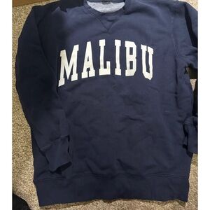 Brandy Melville Navy Blue Malibu Sweatshirt